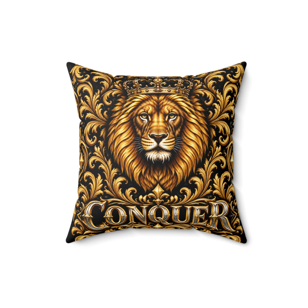 Conquer Lion Decorative Pillow