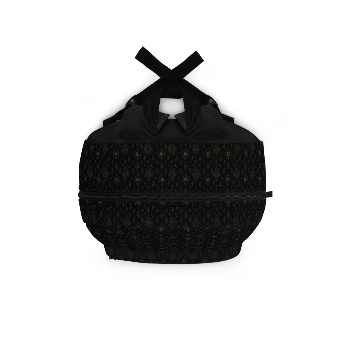 Carry Your Calling Backpack — Black Gold Lion Emblem Travel Backpack LegacyForged™