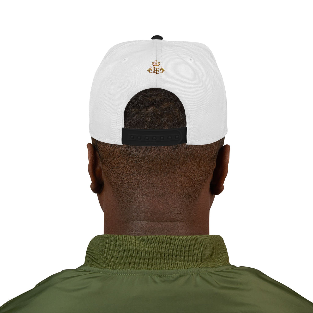 Embroidered Lion Crest Snapback Hat