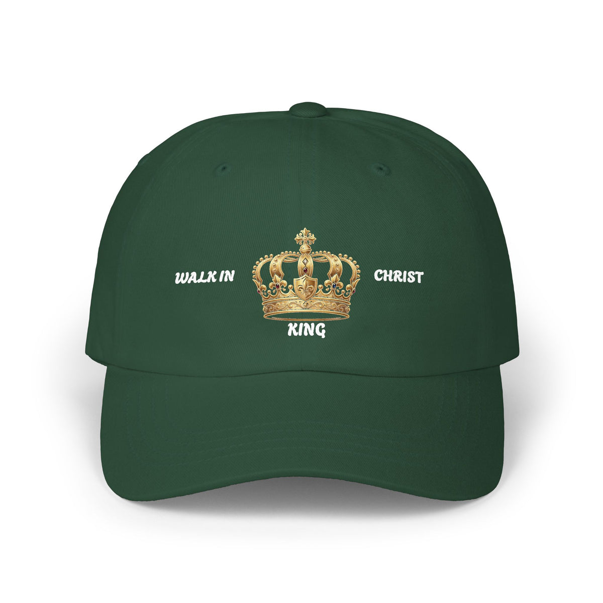 Gold Crown Dad Cap — Classic Embroidered Baseball Hat