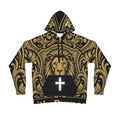 Lion Crest Hoodie — Faith. Purpose. Discipline. Athletic Hooded Sweatshirt