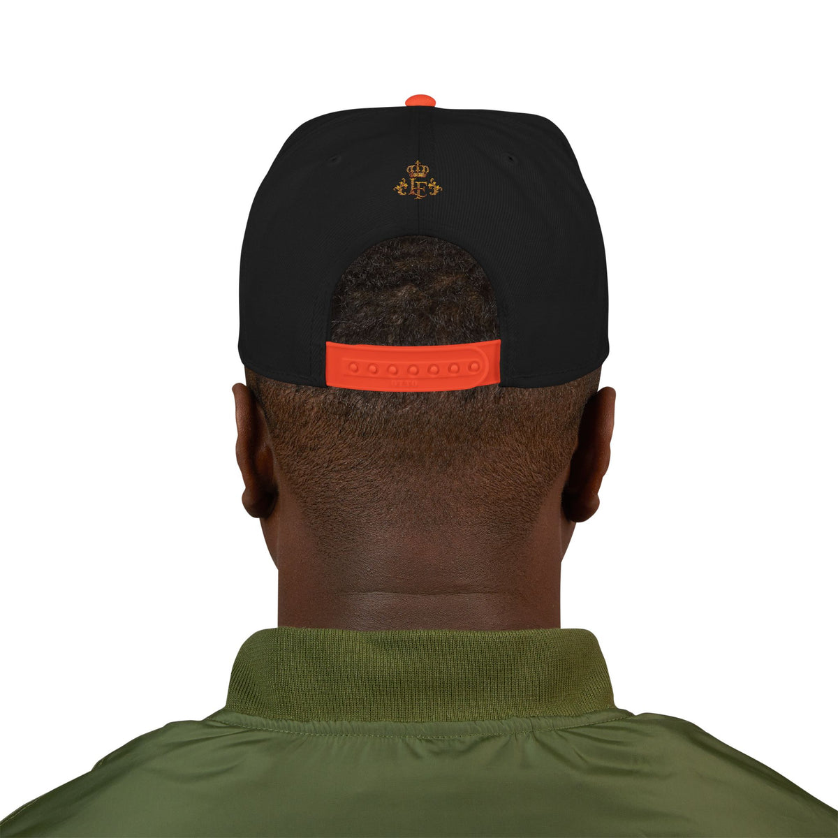 Embroidered Lion Crest Snapback Hat