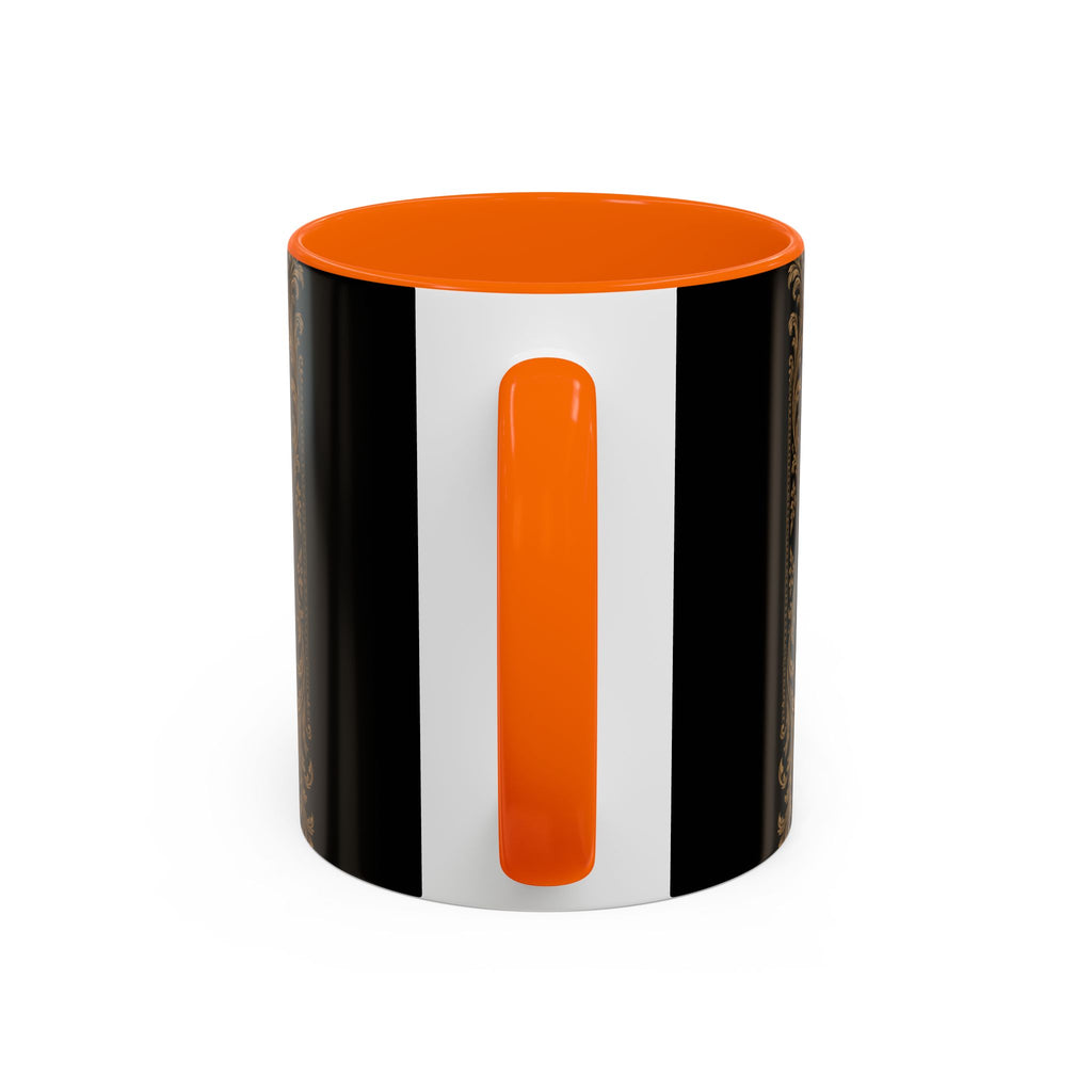 Train Like a King Coffee Mug — Lion Crown Motivational Black Tea Mug (11/15oz)