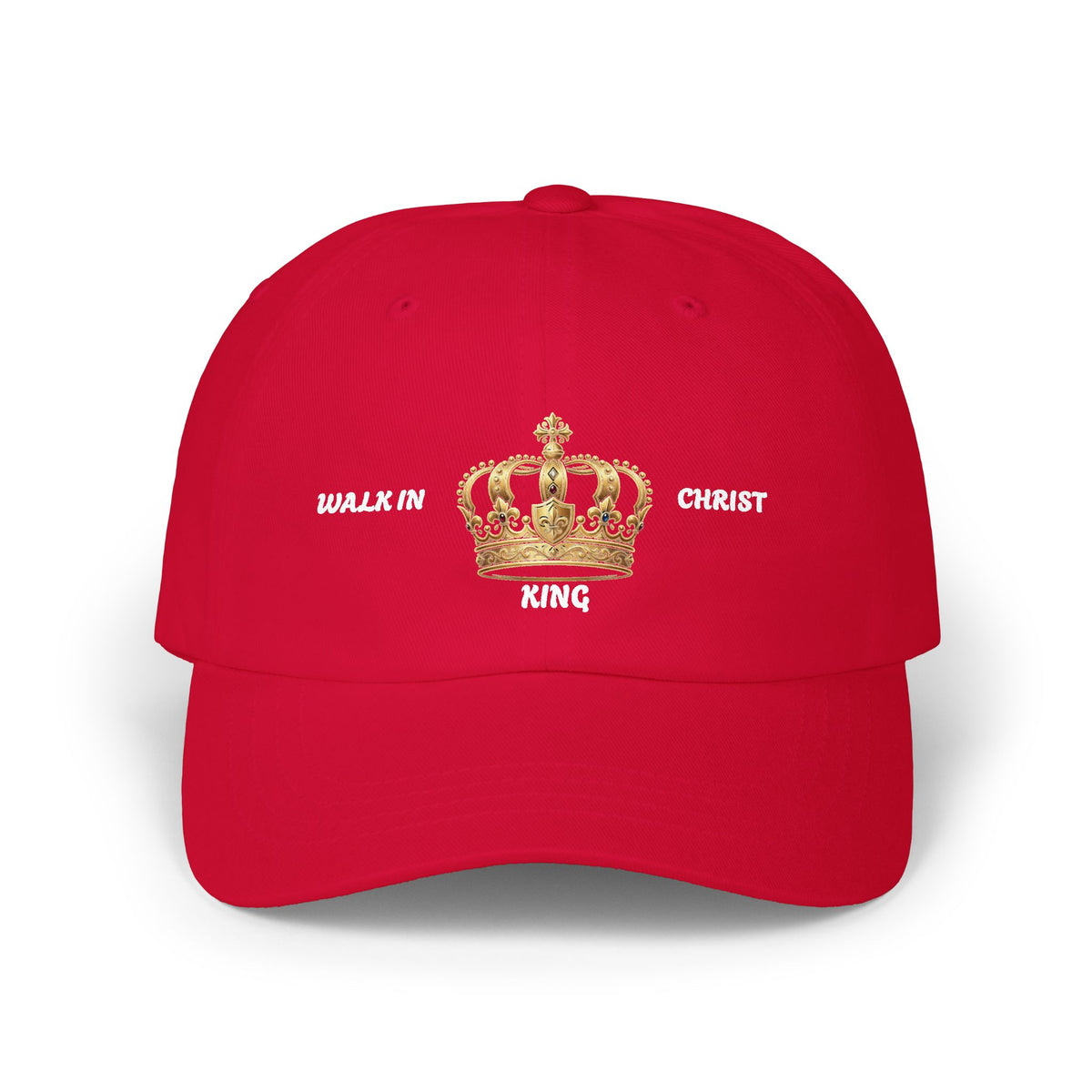 Gold Crown Dad Cap — Classic Embroidered Baseball Hat