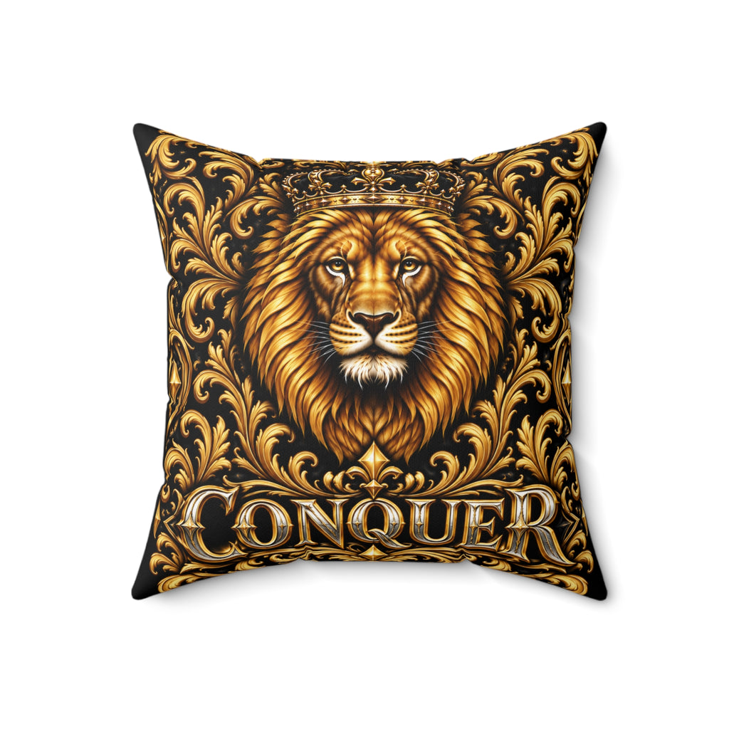 Conquer Lion Decorative Pillow