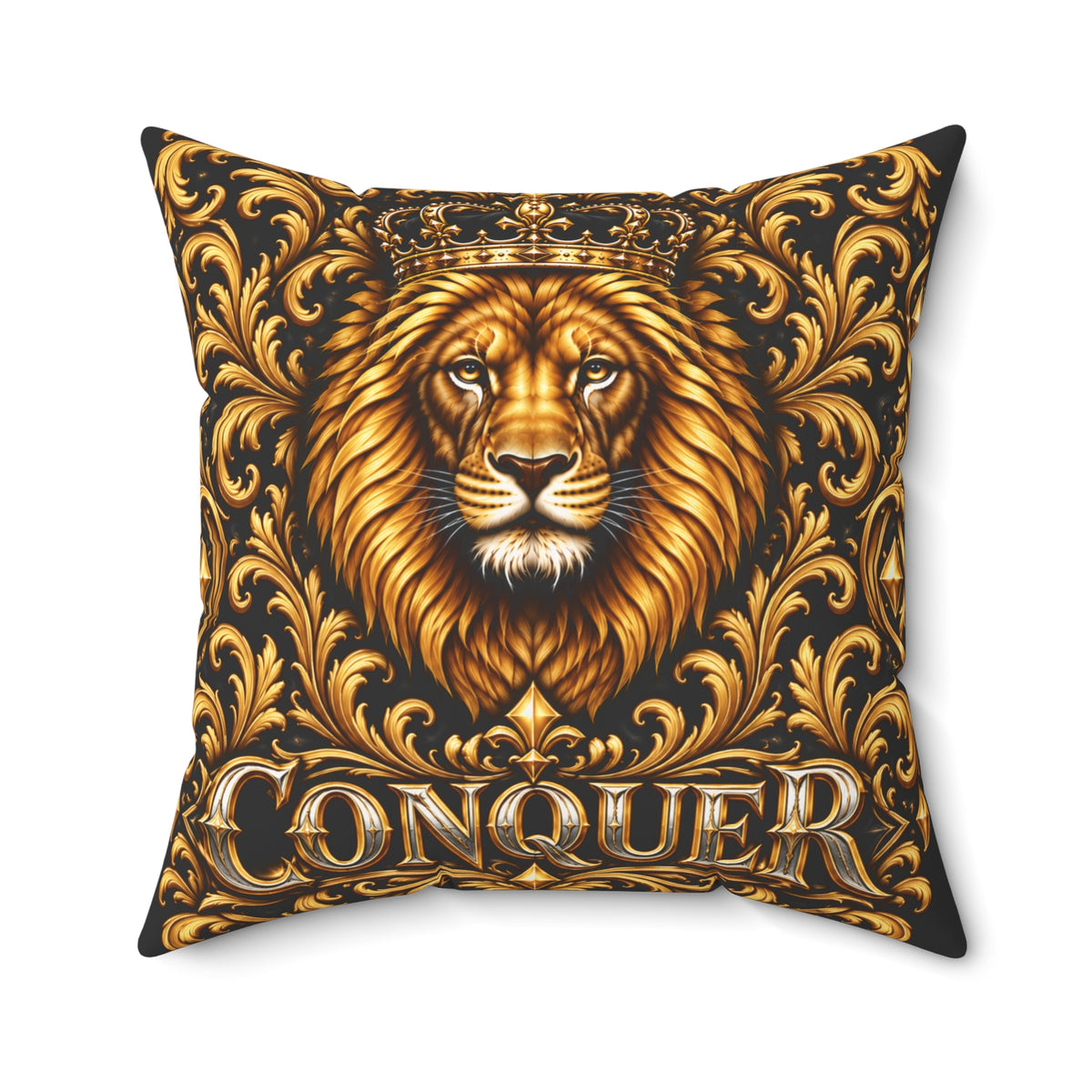 Conquer Lion Decorative Pillow