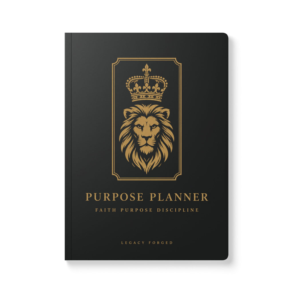 Purpose Planner Softcover Journal — 'Ninety Days, One Action a Day' Goal Planner LegacyForged™