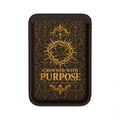 MagSafe Wallet — "Crowned With Purpose" Vegan Card Holder (Religious Inspiration) LegacyForged™