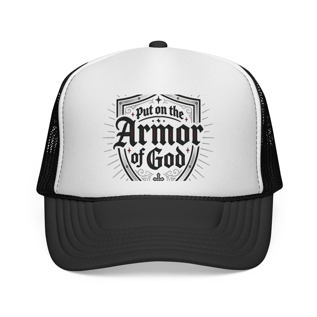 Armor of God Trucker Cap — Christian Faith Shield Hat