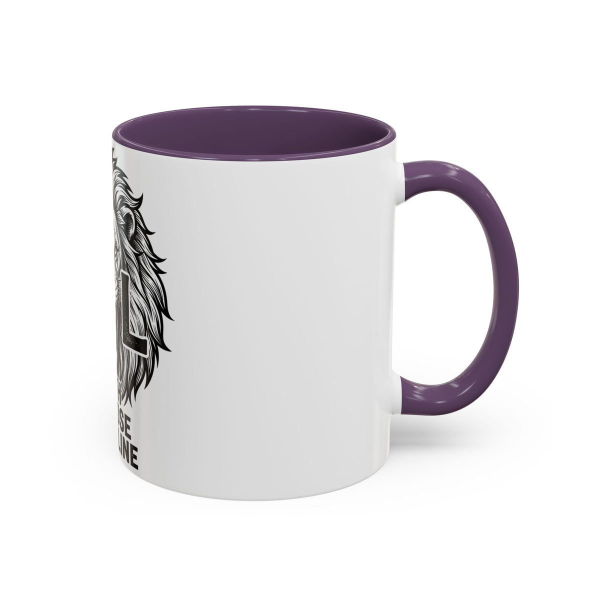 Lion Coffee Mug - Faith Purpose Discipline Inspirational Accent Mug (11/15oz)