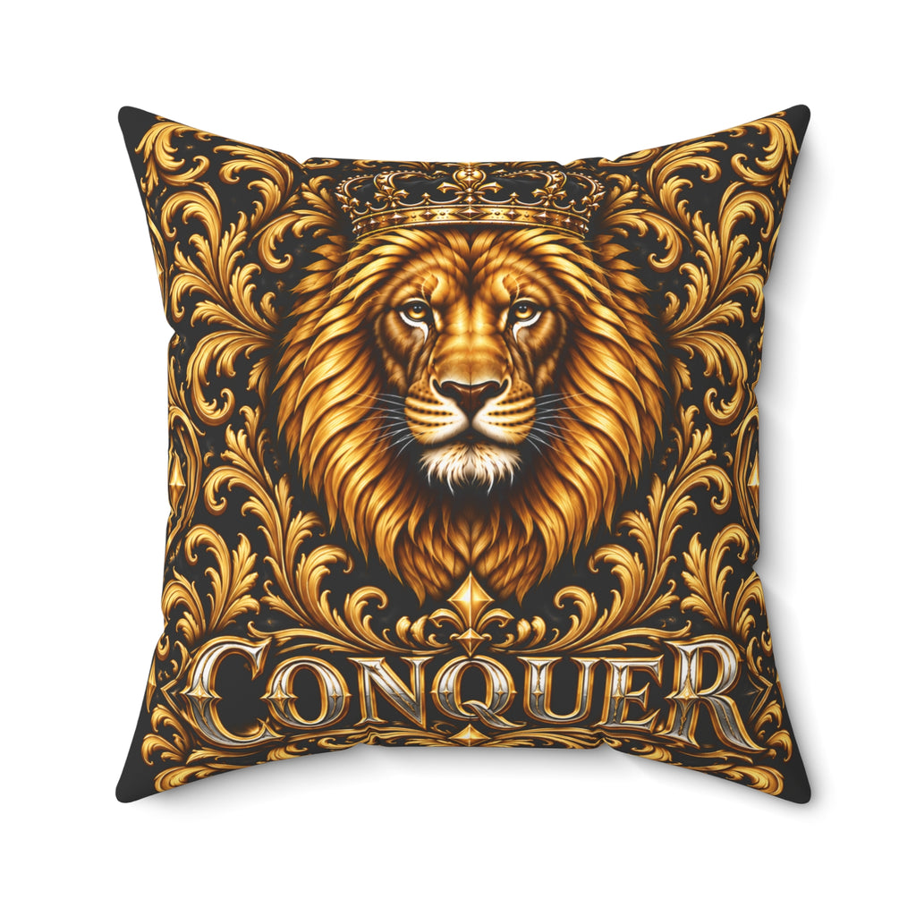 Conquer Lion Decorative Pillow
