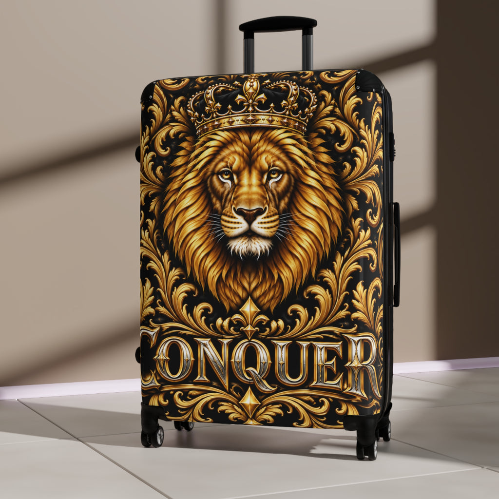 Jesus Strength Lion Christian Suitcase