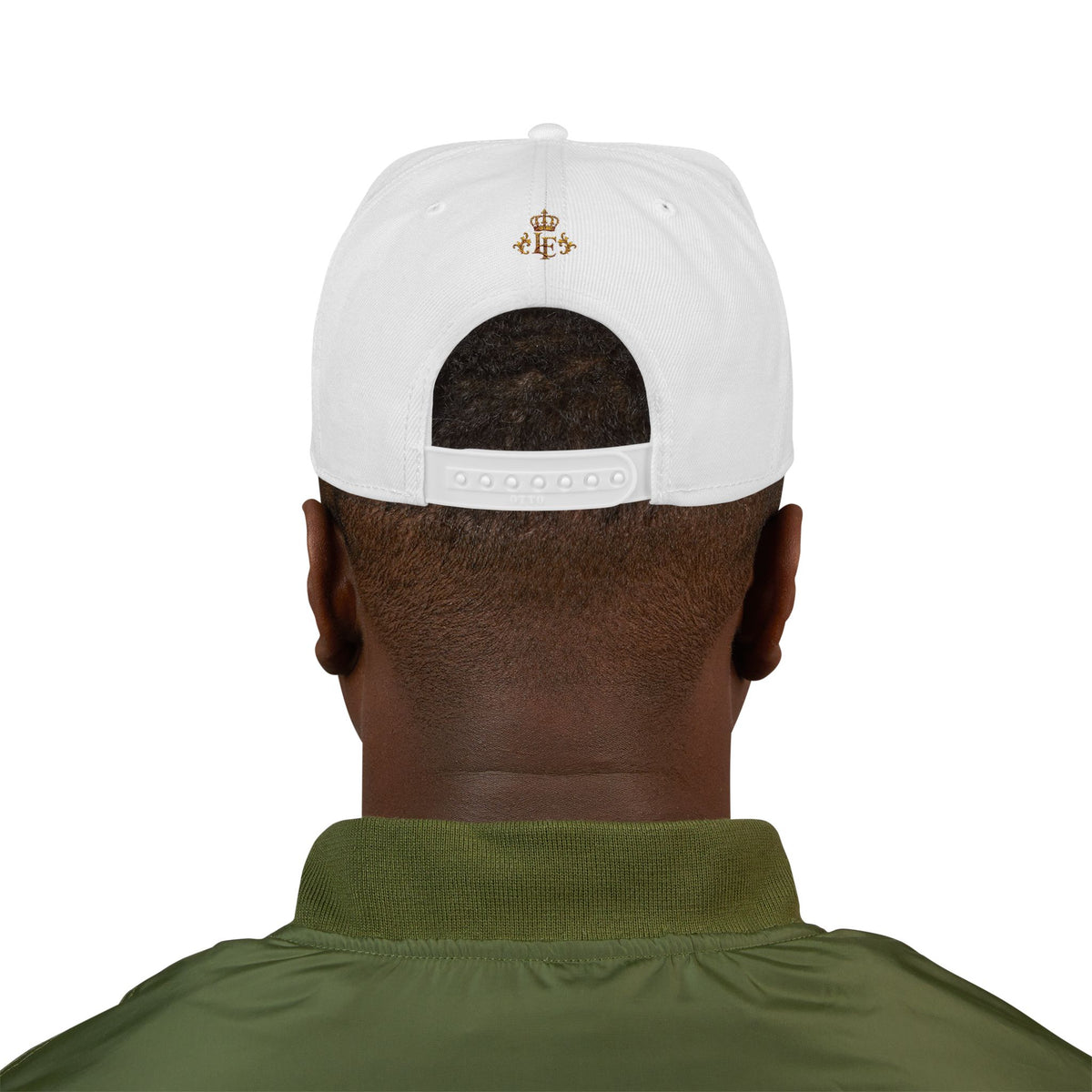 Embroidered Lion Crest Snapback Hat
