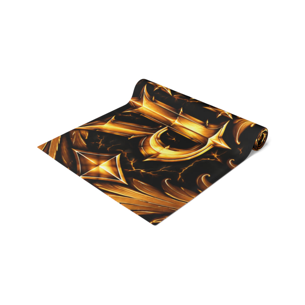 CONQUER | Mystical Golden Celestial Table Runner
