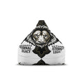 Lion Crest Bean Bag Cover — "Ultimate Eternal Legacy" Decorative Chair Slipcover