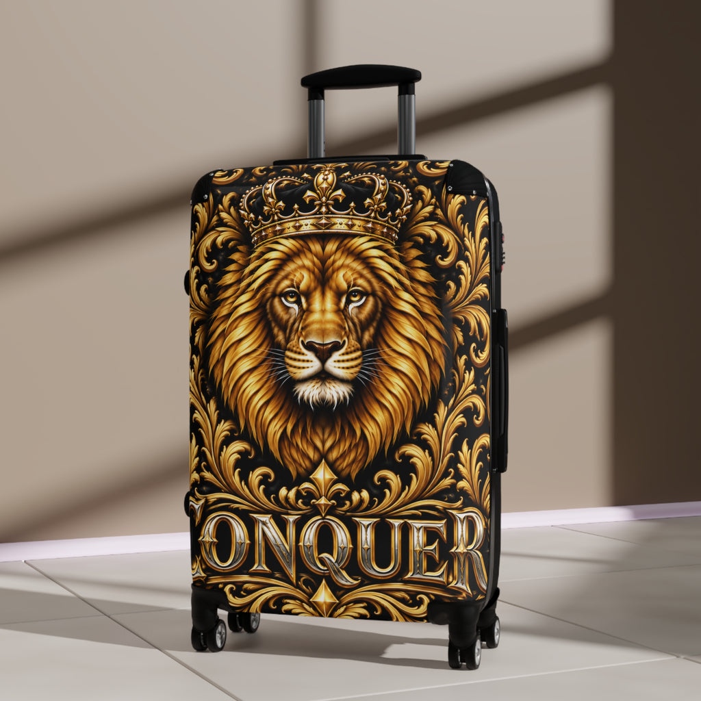 Jesus Strength Lion Christian Suitcase