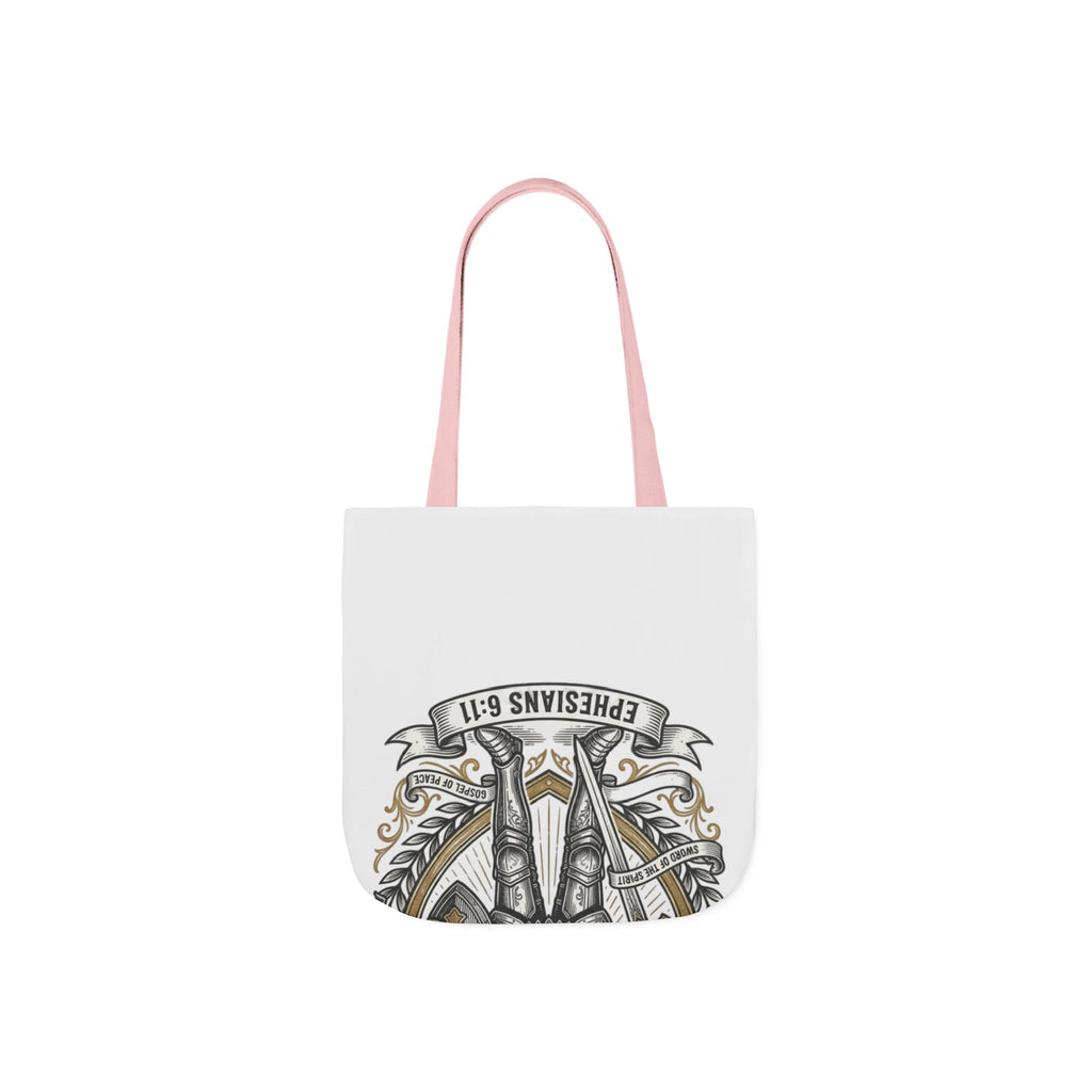 Canvas Tote - "The Full Armor of God" Knight Christian Tote Bag