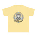 Youth Tee — 'Christ Loves You' Lion Graphic Christian T‑Shirt