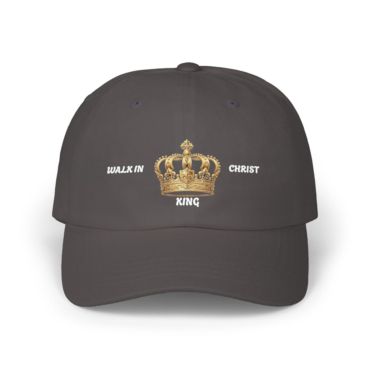 Gold Crown Dad Cap — Classic Embroidered Baseball Hat