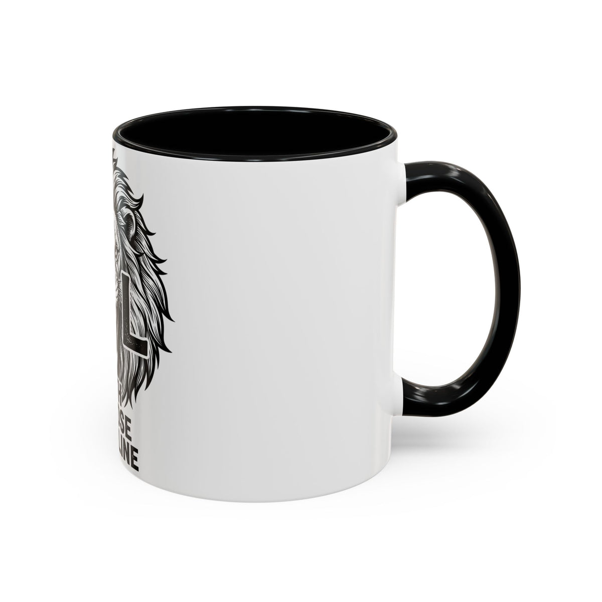 Lion Coffee Mug - Faith Purpose Discipline Inspirational Accent Mug (11/15oz)