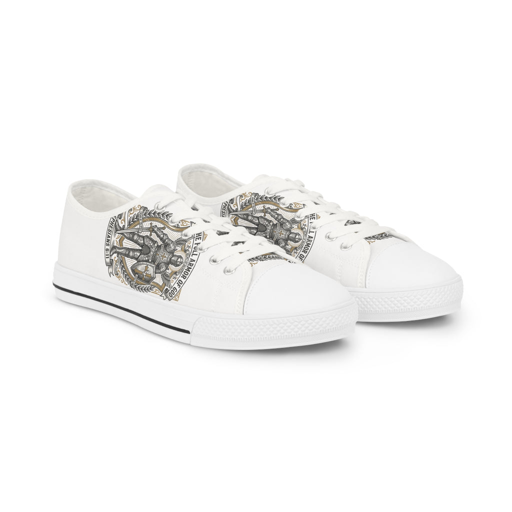 Armor of God Low Top Sneakers – Ephesians 6:11