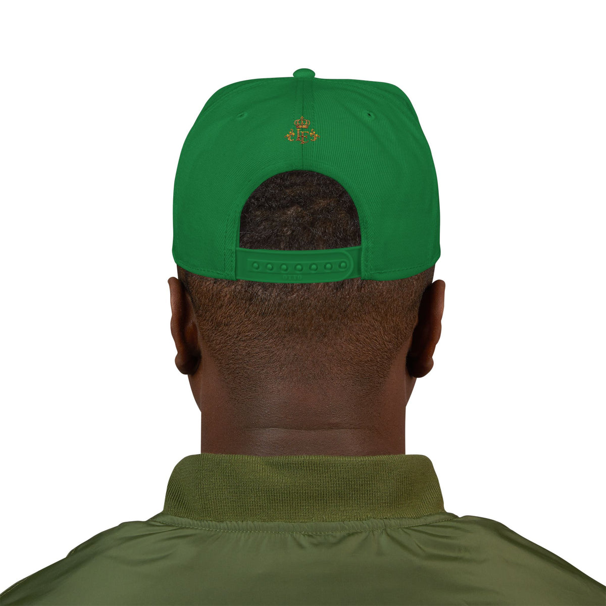 Embroidered Lion Crest Snapback Hat