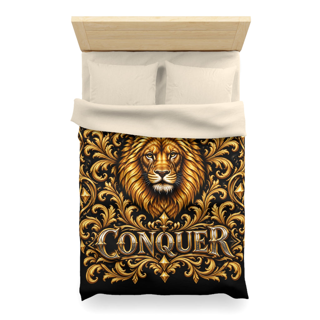Conquer Lion Duvet Cover