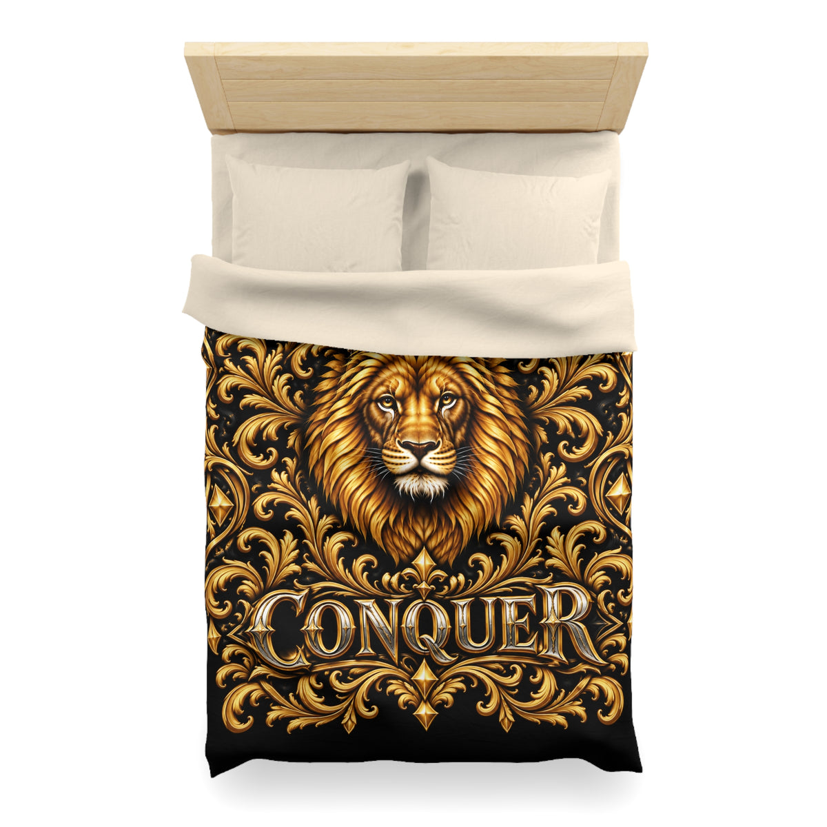 Conquer Lion Duvet Cover