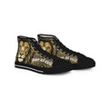 Lion Graphic High-Top Sneakers — "Fear No Evil" Statement Shoes