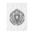 Lion Faith Garden Flag — "faith purpose and discipline" Outdoor Flag