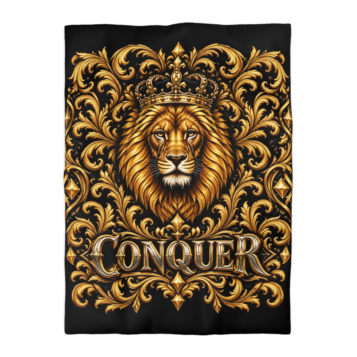 Conquer Lion Duvet Cover