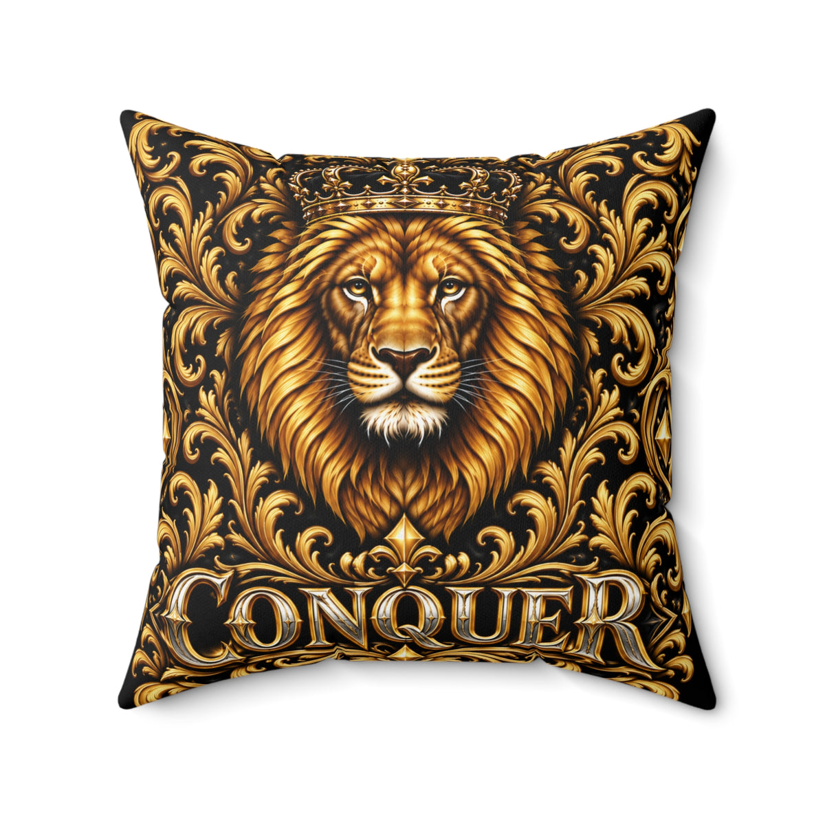Conquer Lion Decorative Pillow
