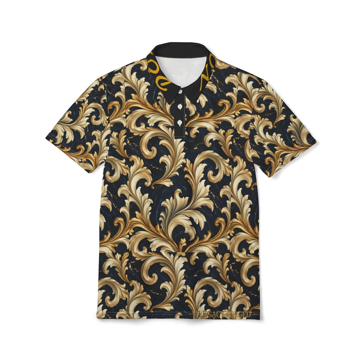 Dominion Baroque Gold Scroll Polo
