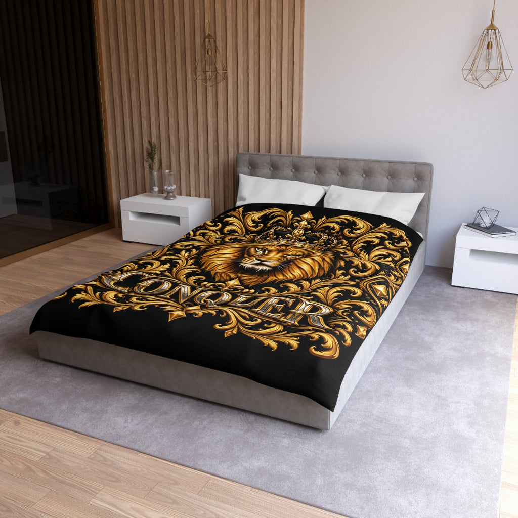 Conquer Lion Duvet Cover