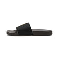 Lion Graphic Slide Sandals — "Lions Don't Lose Sleep" Removable Strap Slides