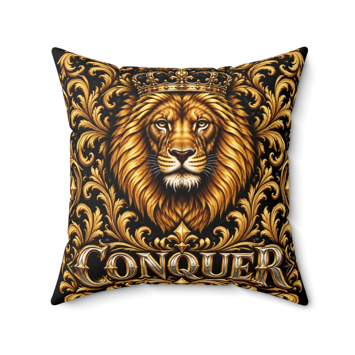 Conquer Lion Decorative Pillow