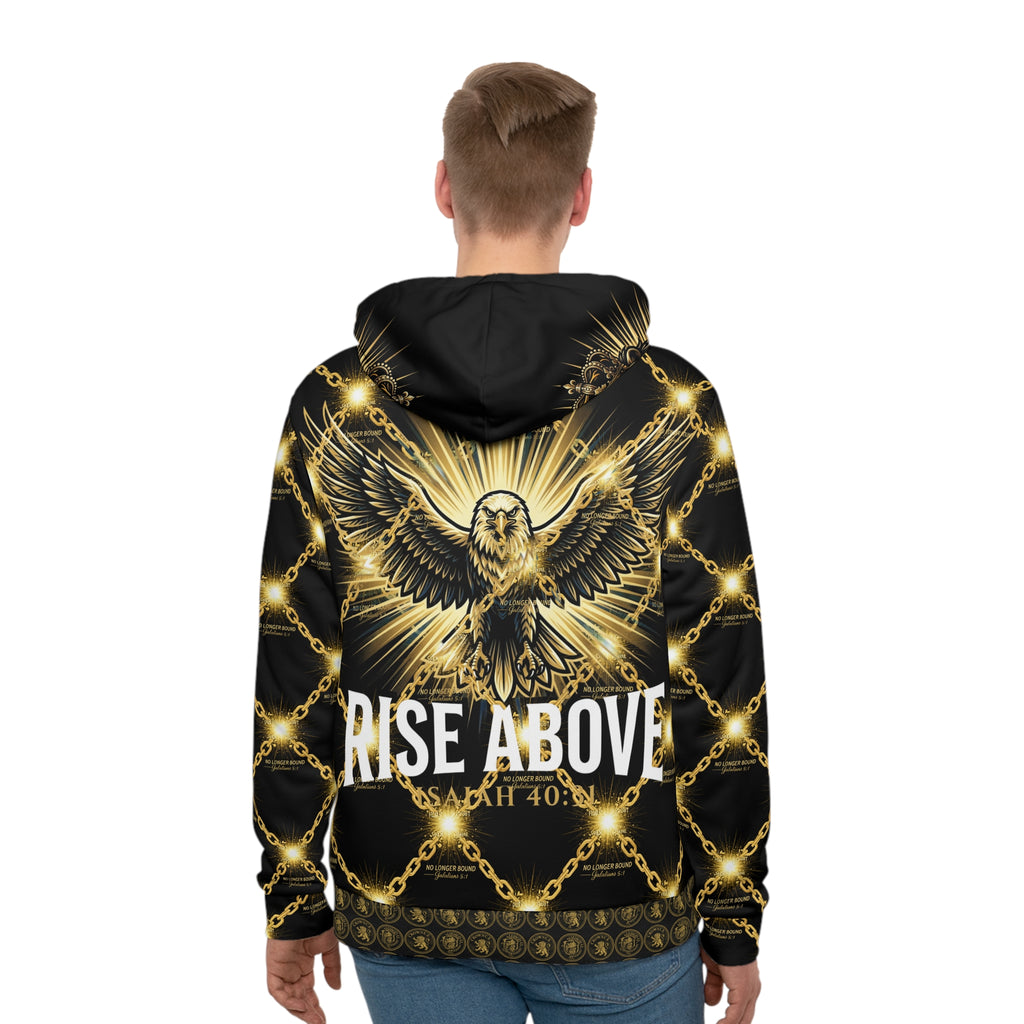 Forged in the Fire Hoodie — Eagle Spirit Faith Pullover LegacyForged™