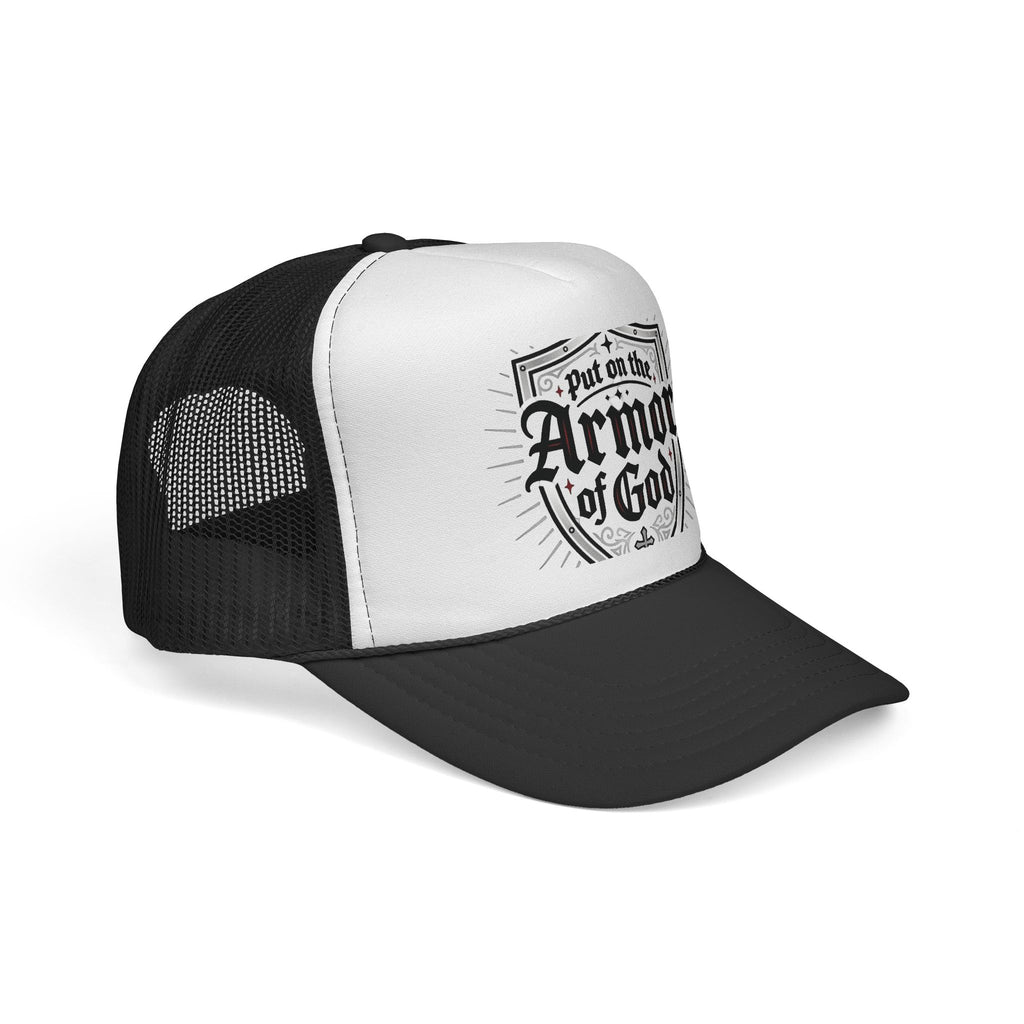 Armor of God Trucker Cap — Christian Faith Shield Hat