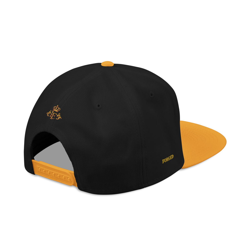 Embroidered Lion Crest Snapback Hat