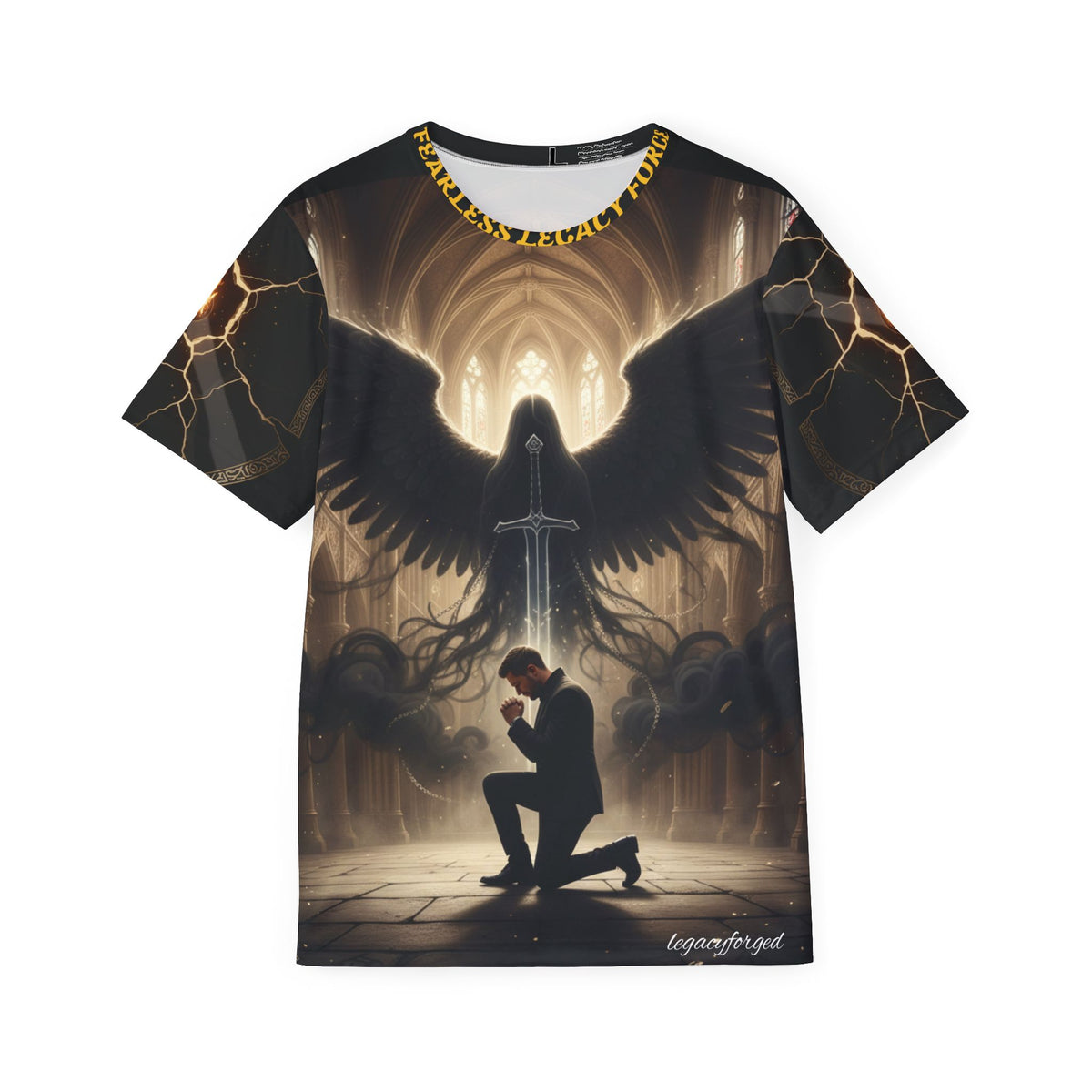 Praying Knight Sports Jersey — Angelic Sword LegacyForged™