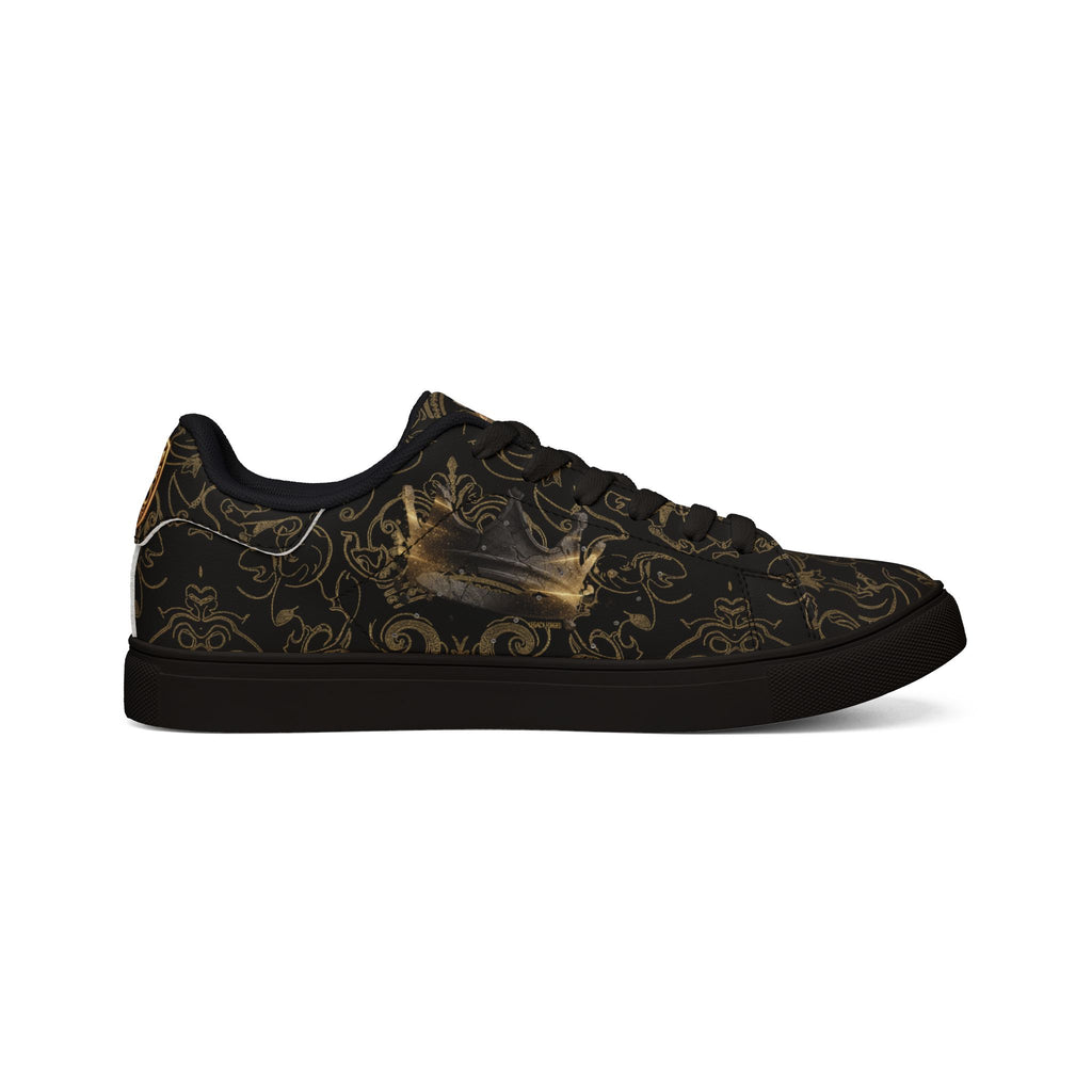 Walk Your Path Low-Tops — Dark Baroque Leather Sneakers LegacyForged™