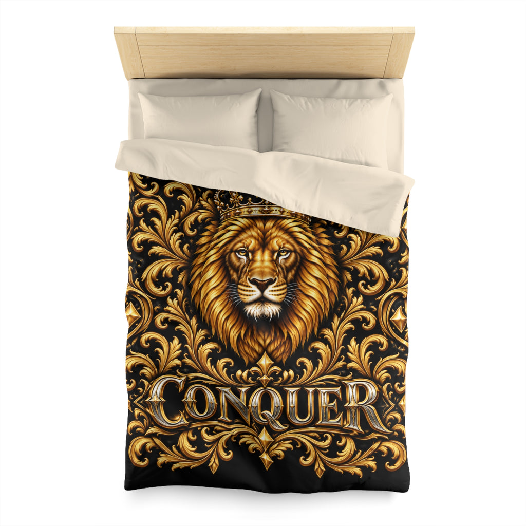 Conquer Lion Duvet Cover