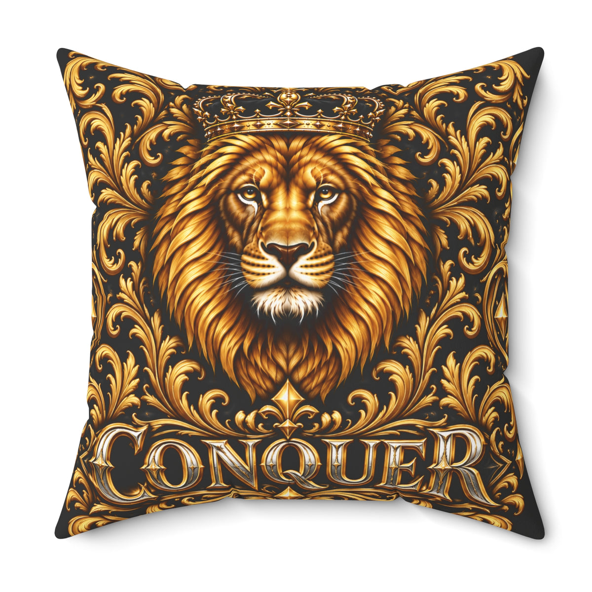 Conquer Lion Decorative Pillow