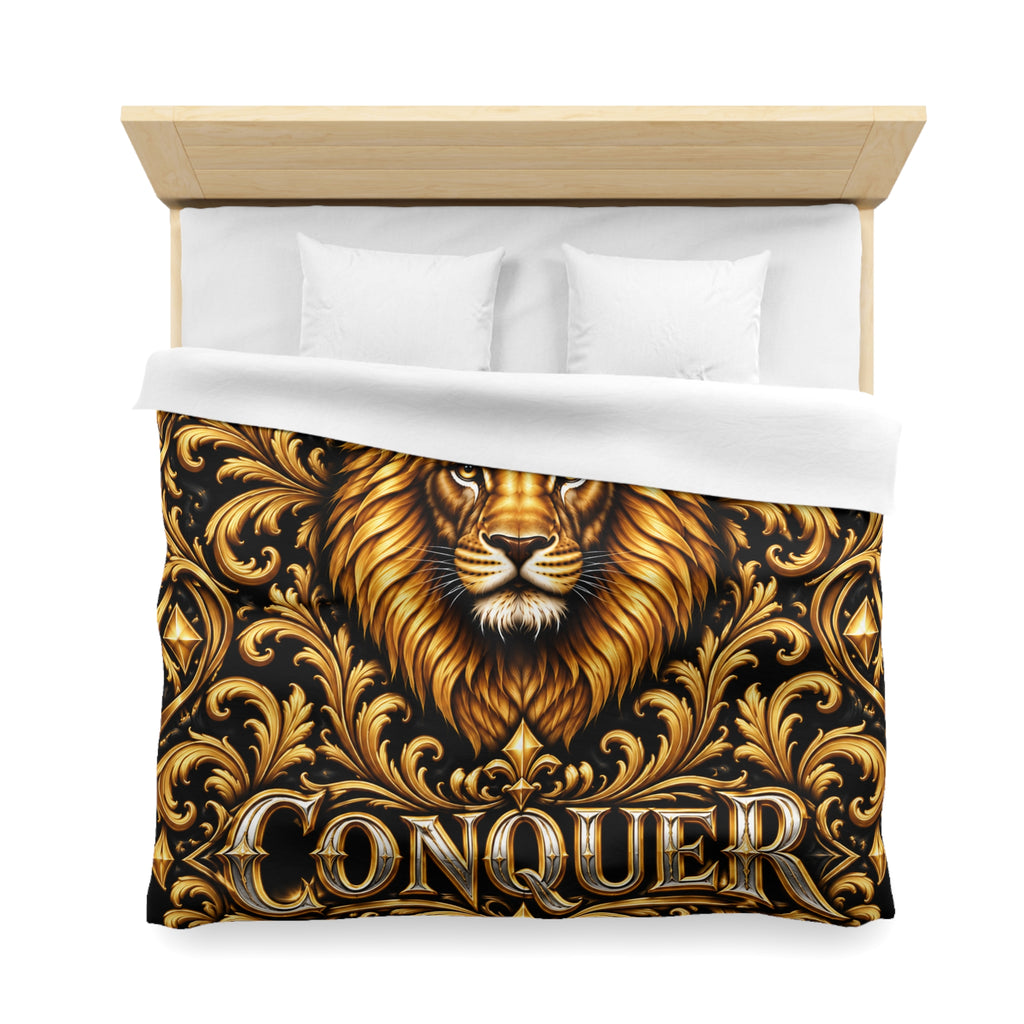 Conquer Lion Duvet Cover