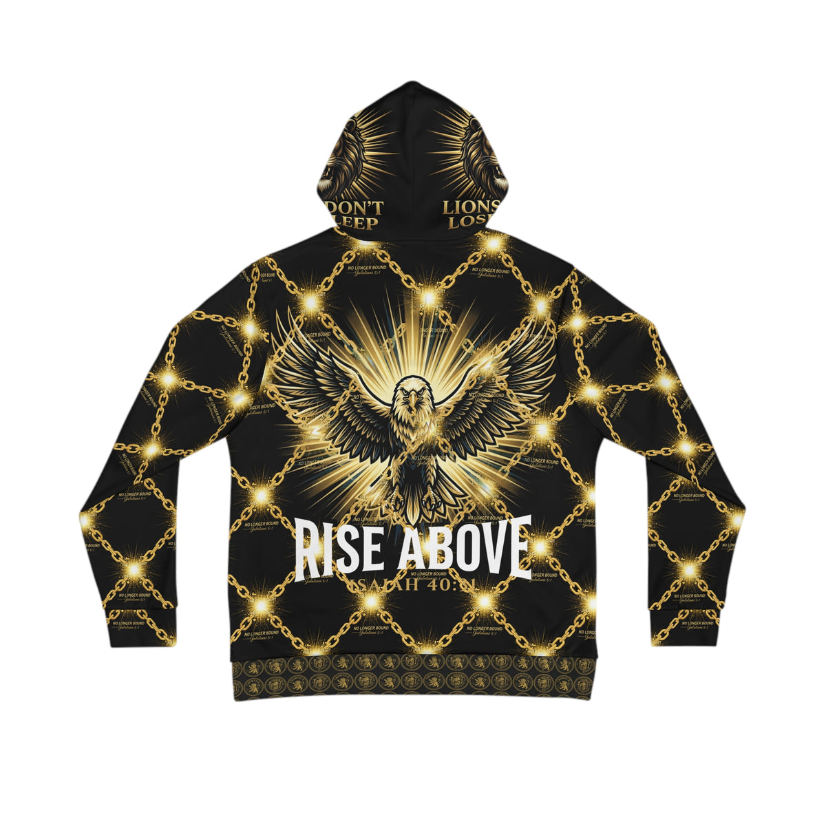 Forged in the Fire Hoodie — Eagle Spirit Faith Pullover LegacyForged™