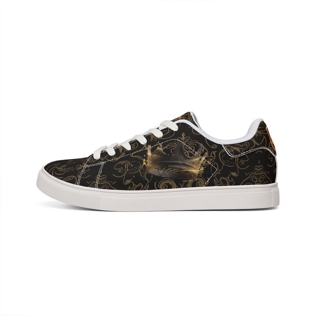 Walk Your Path Low-Tops — Dark Baroque Leather Sneakers LegacyForged™