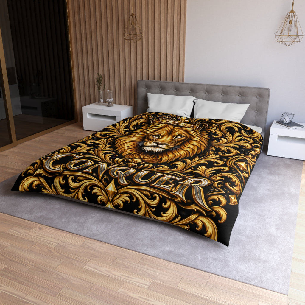 Conquer Lion Duvet Cover