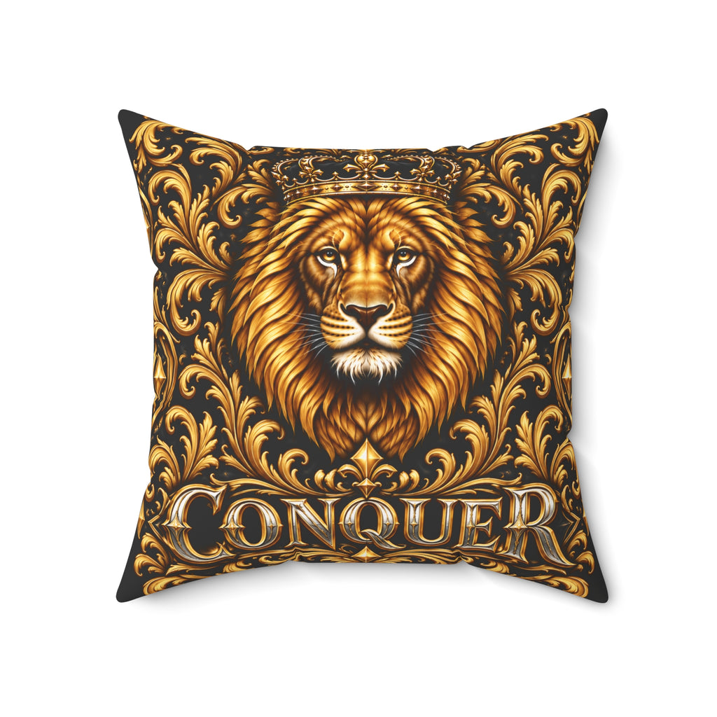 Conquer Lion Decorative Pillow