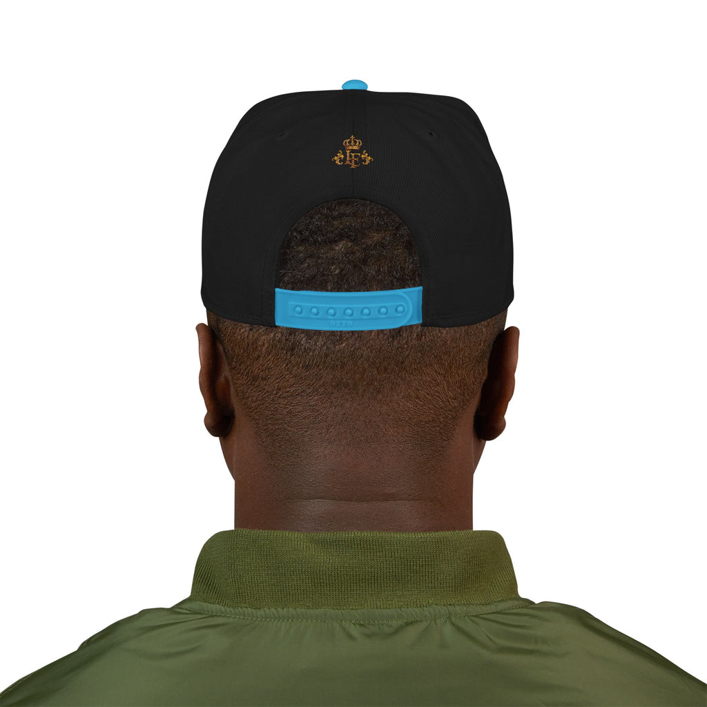 Embroidered Lion Crest Snapback Hat