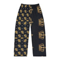Royal Crown Men's Pajama Pants — Gold Crown & Fleur-de-Lis Lounge Pants